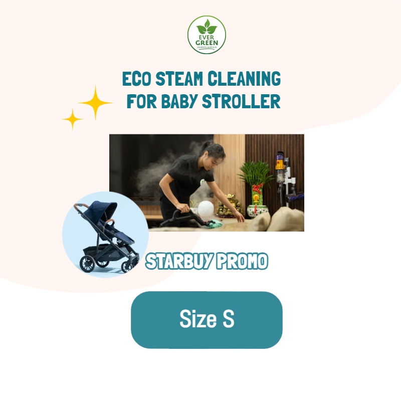 Evergreen Baby Stroller Steam Cleaning